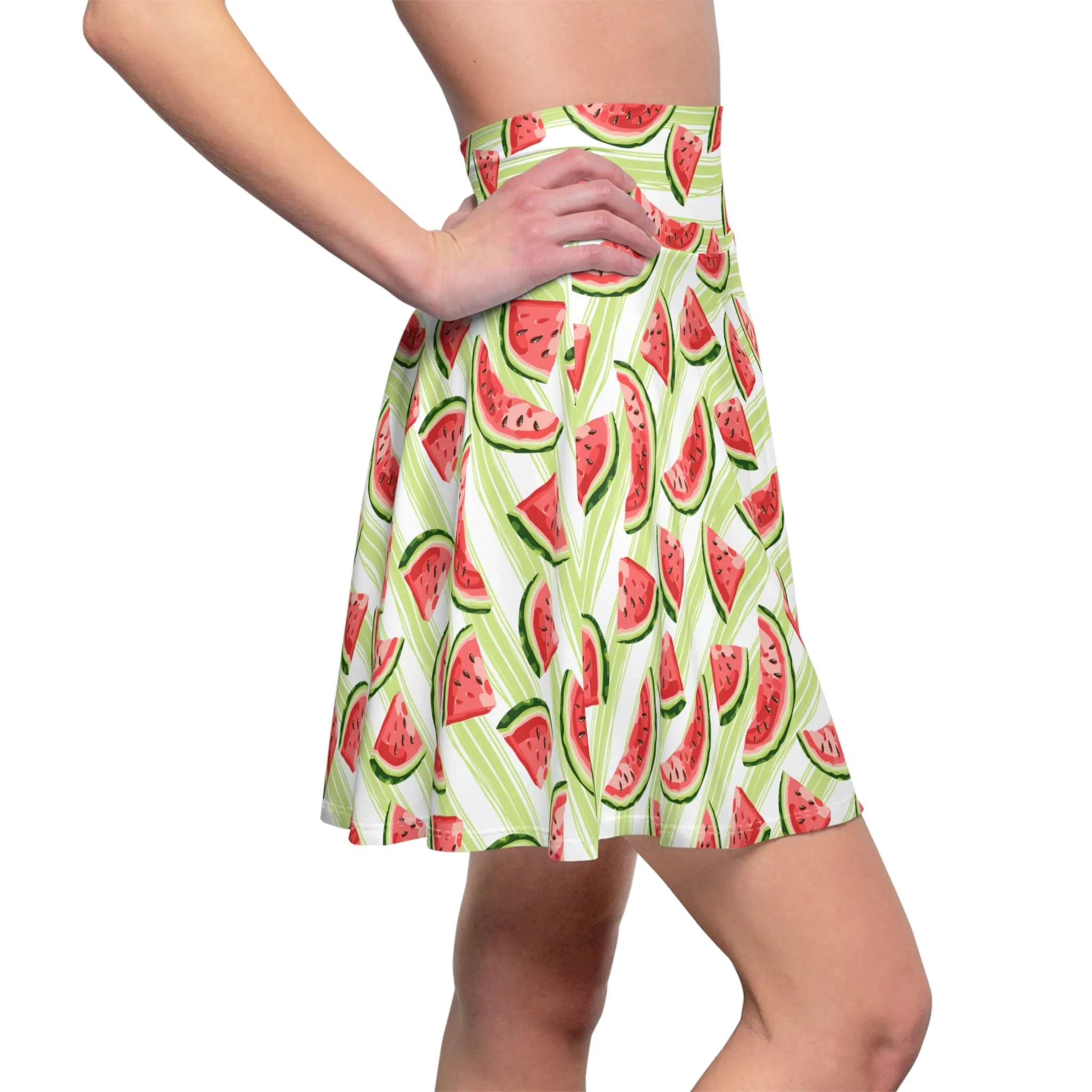 Damen-Rock mit Wassermelonen-Print – lustige und kokette Sommermode