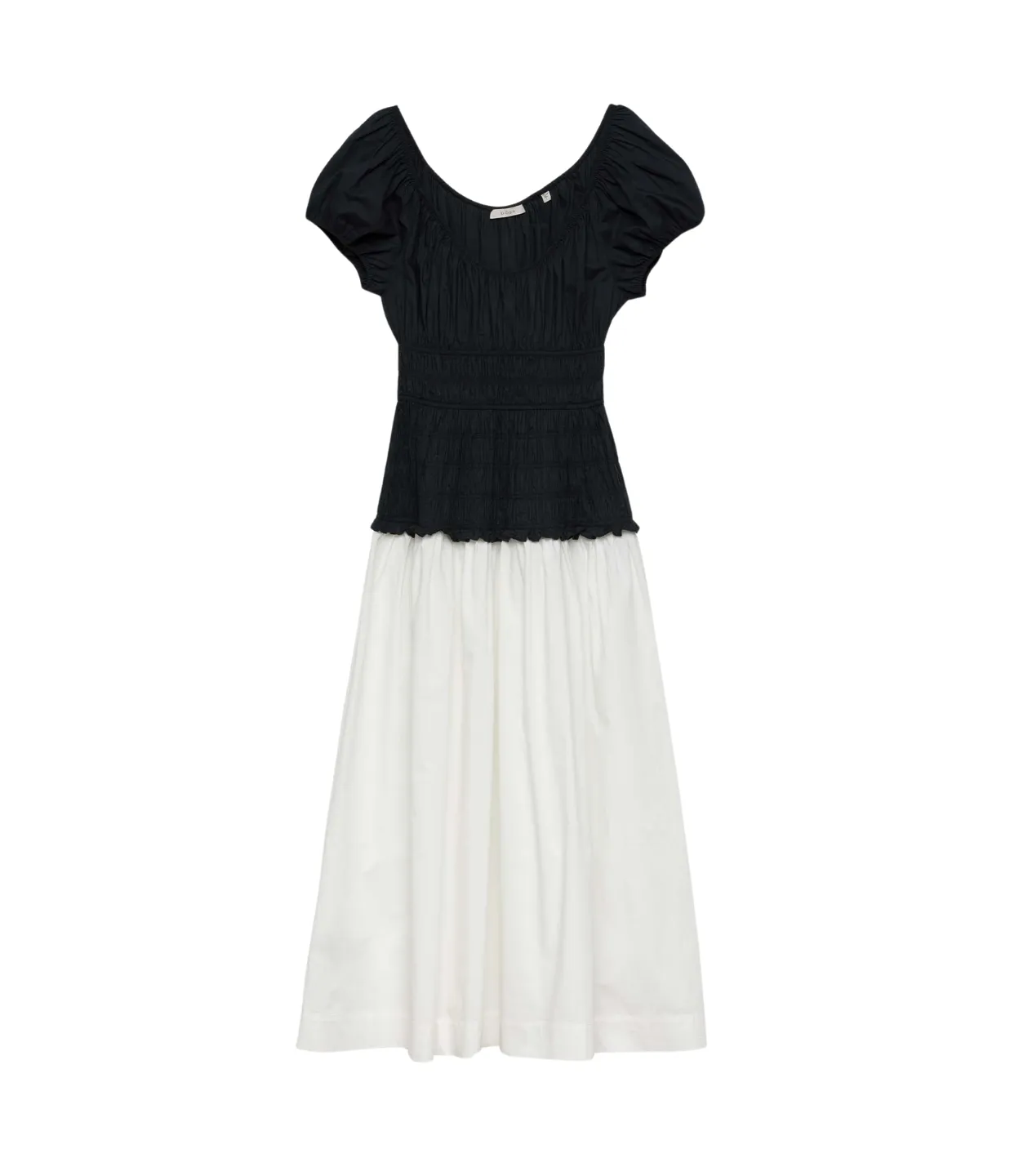 Enya Dress in Black with Salt