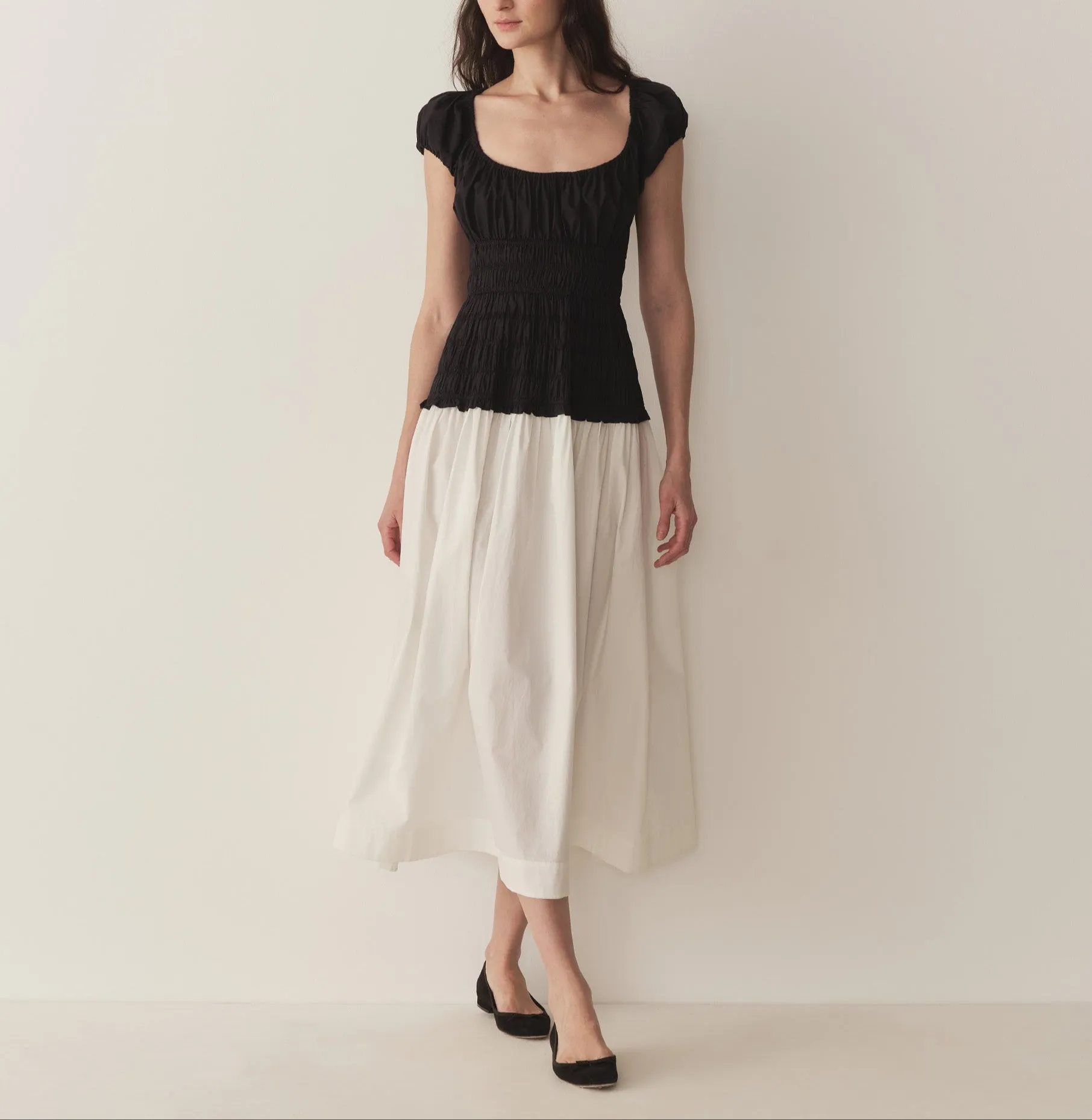 Enya Dress in Black with Salt