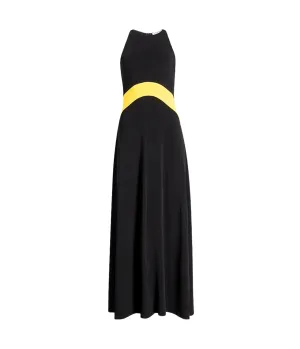 Jonati Halter Dress in Noir