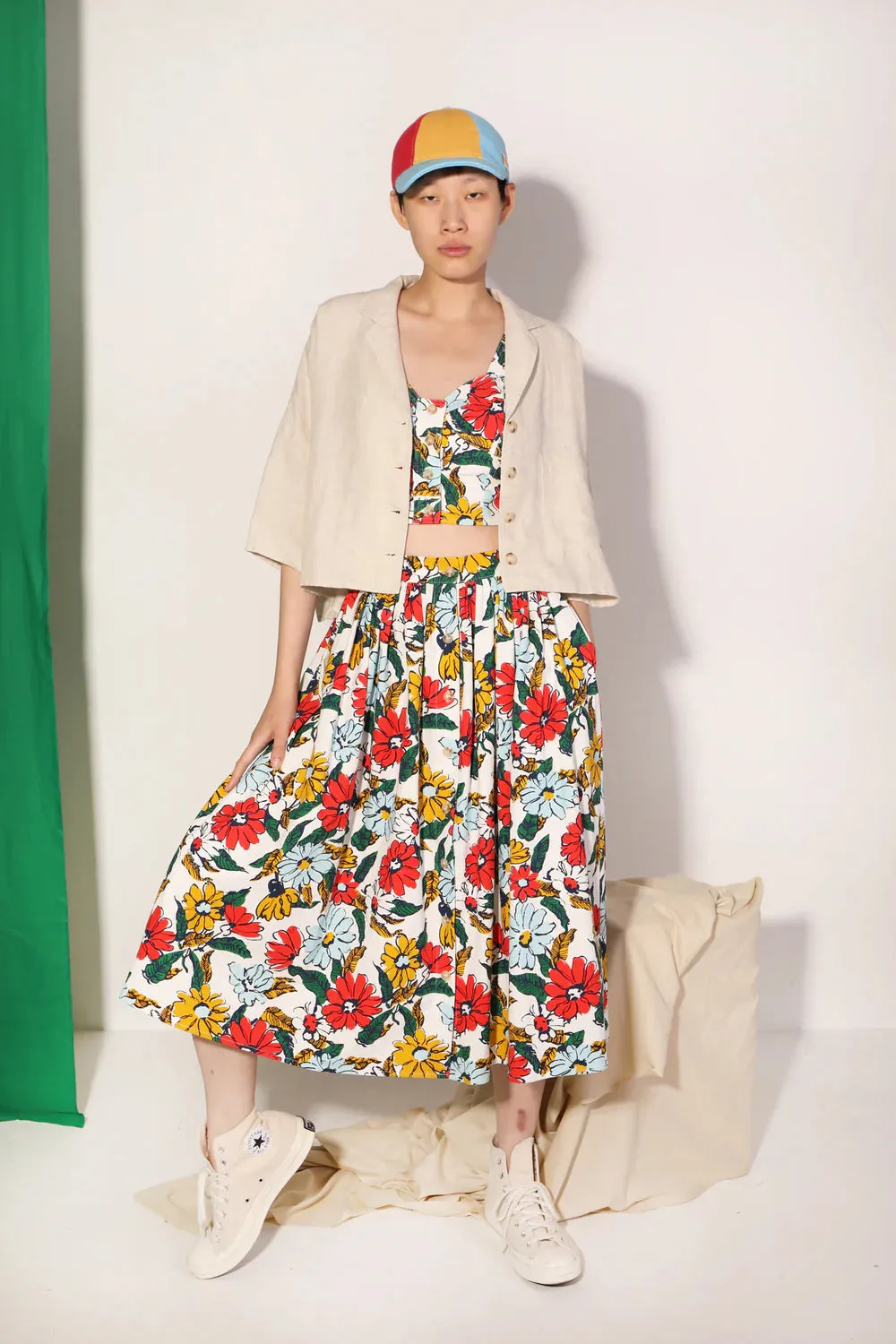 LF Markey | ARCHIVE Isaac Skirt | Cosmos Floral