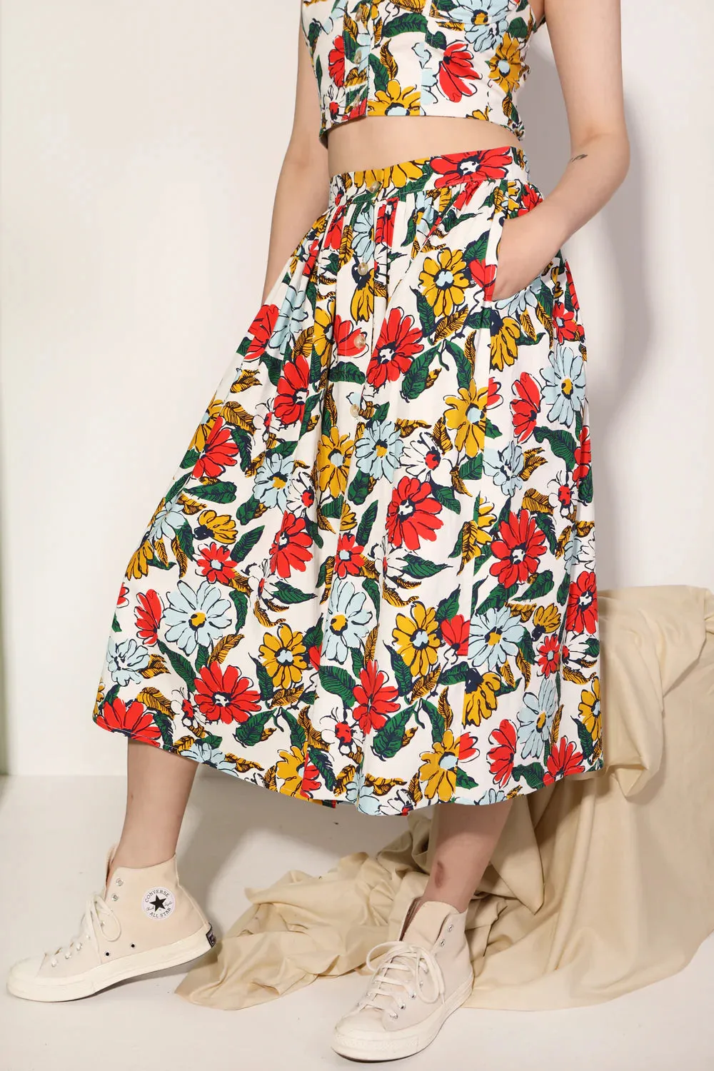 LF Markey | ARCHIVE Isaac Skirt | Cosmos Floral