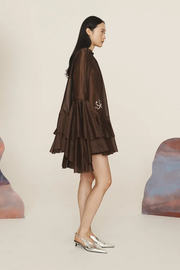 NEPTUNA MINI FLARE SLEEVE DRESS