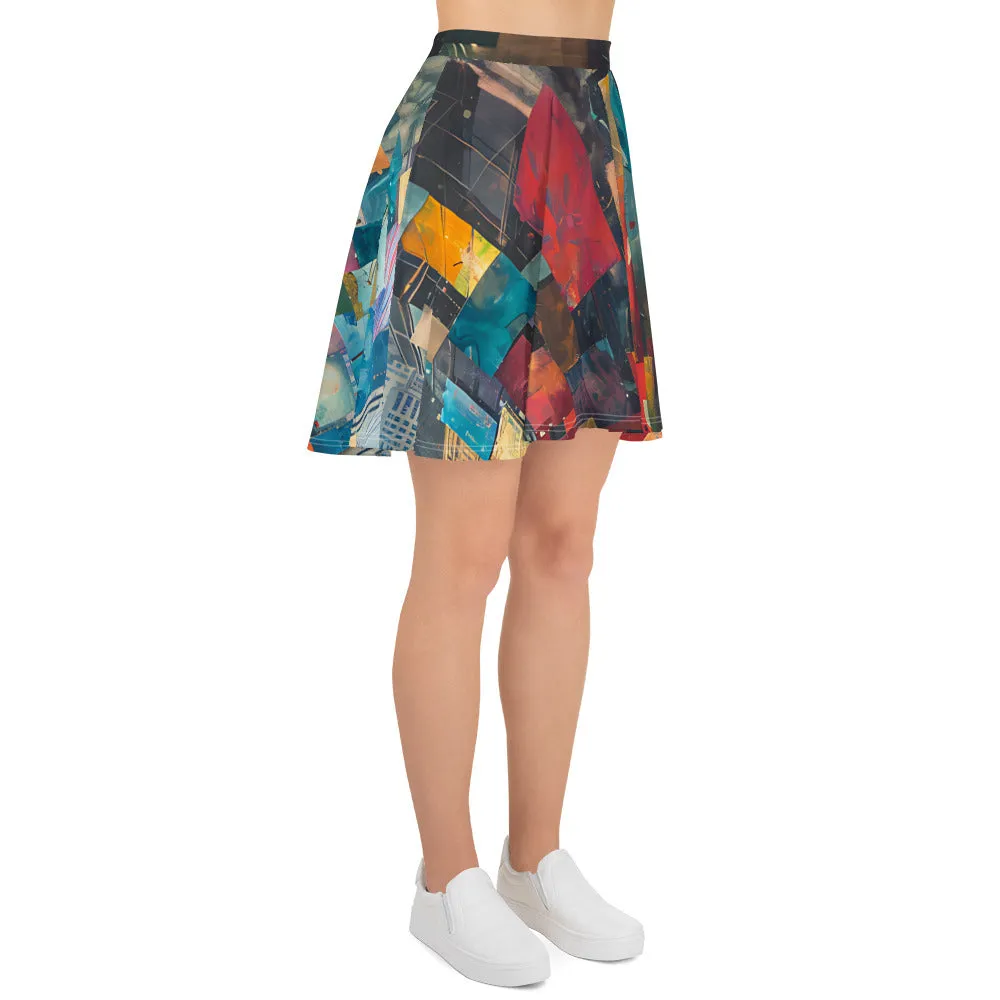 Radiant Journey Skater Skirt