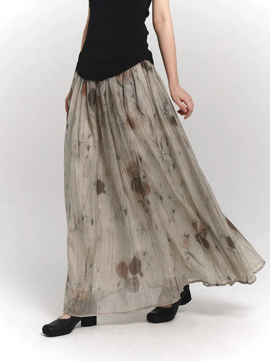 Sheer Ghost Art Girl Skirt China