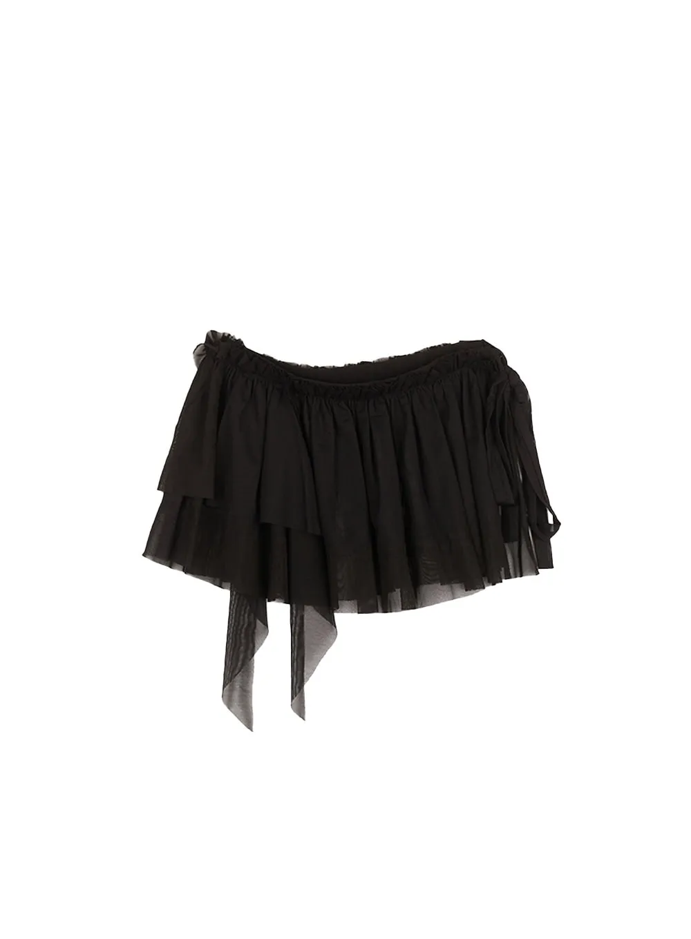 Sheer Wrap Mini Skirt CM520