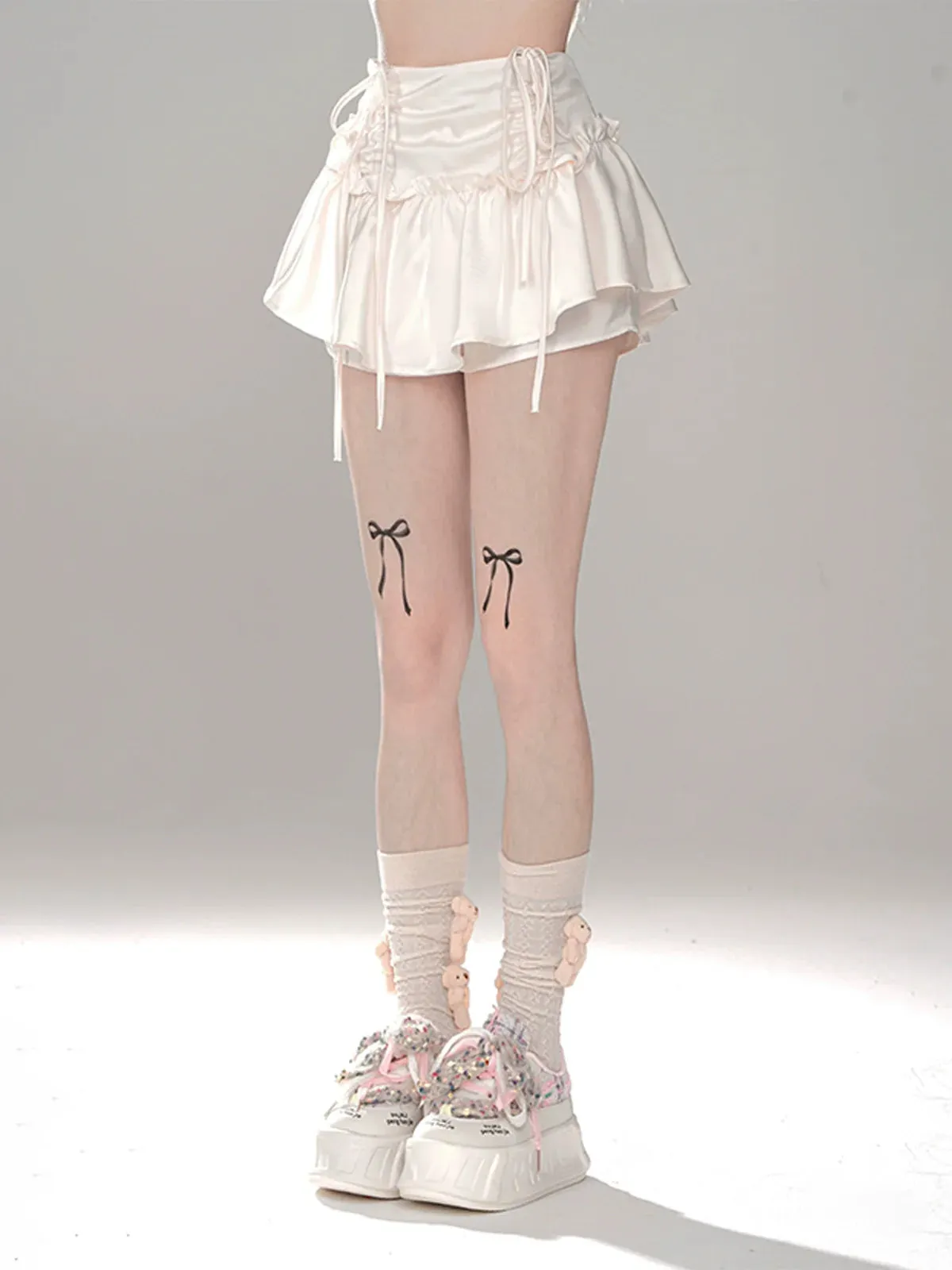 Sunset Skirt Pink Swan White