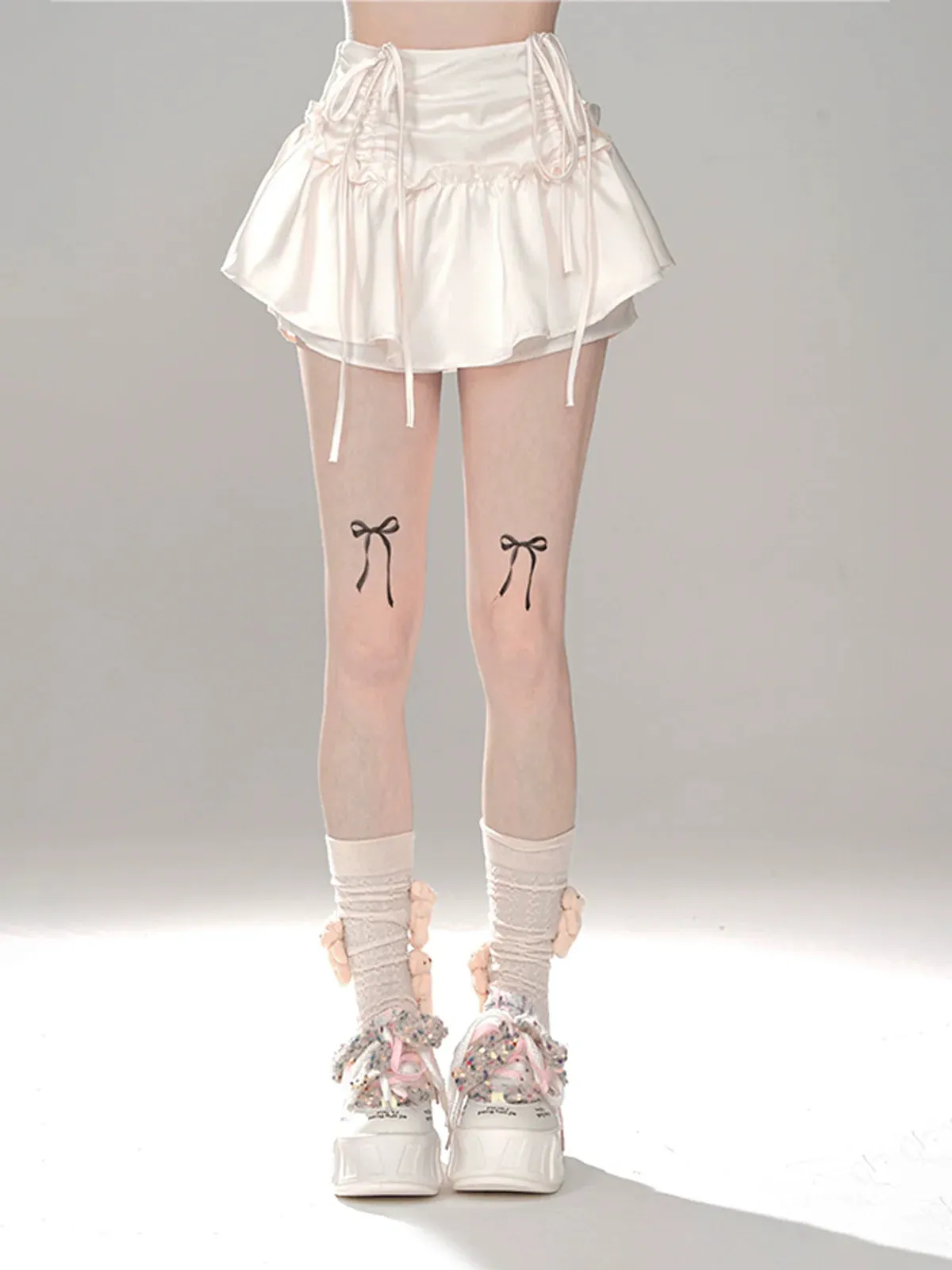 Sunset Skirt Pink Swan White