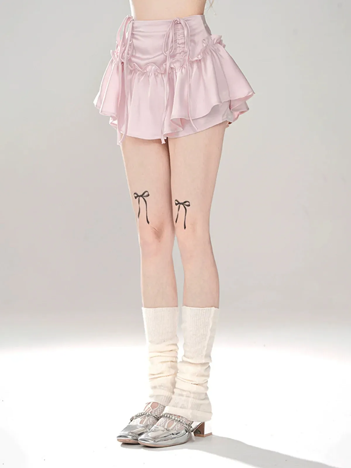 Sunset Skirt Pink Swan White