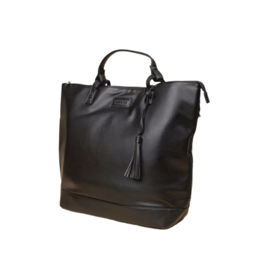 The Luxe Arch Bag - Vegan Black
