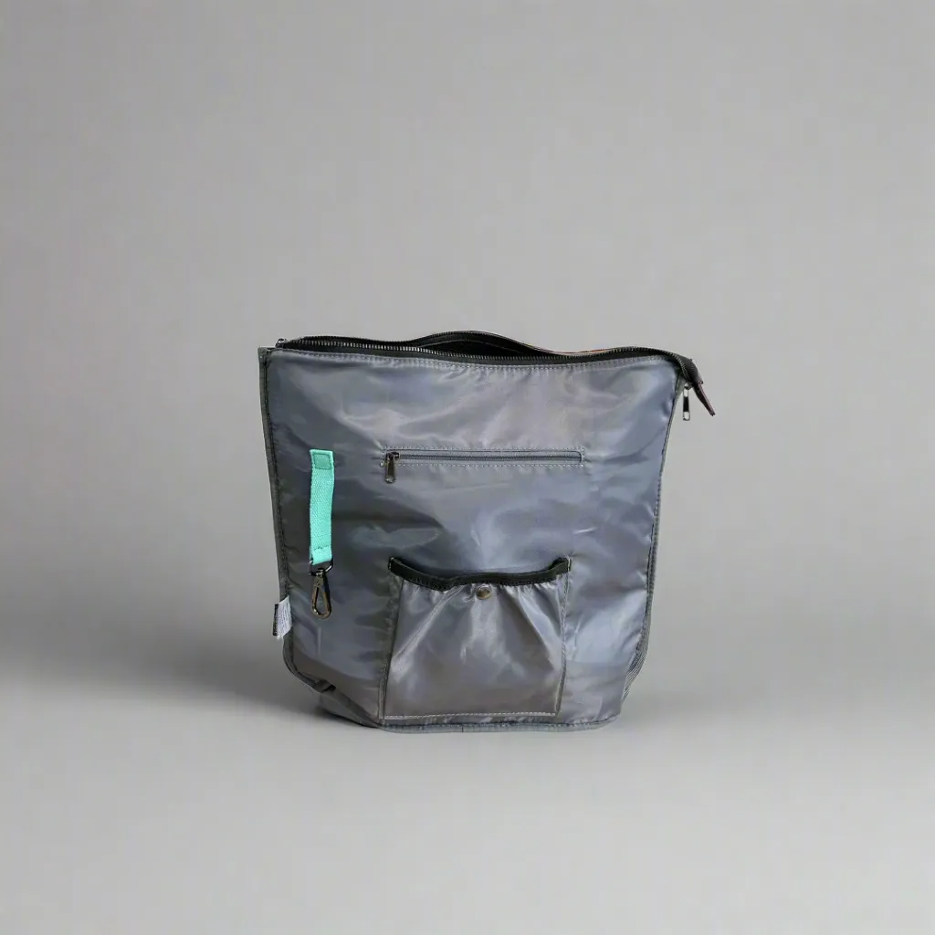 The MINI Luxe Arch Bag - Black / Tan